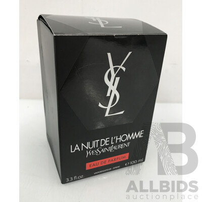 Yves Saint Laurent's La Nuit De L'Homme 100ml Eau De Parfum