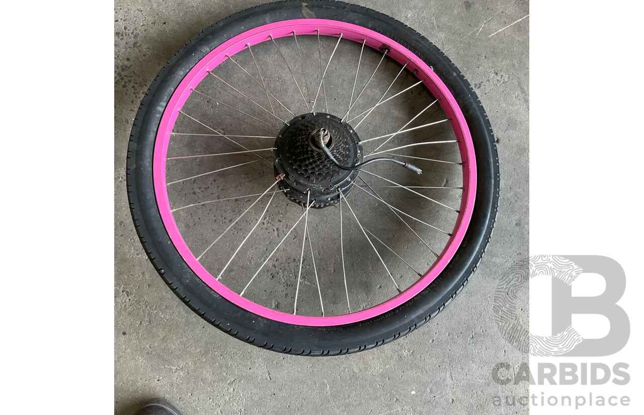 Spare & Repair - NCM 28 '' Frame with Front Wheel &  Cheng Shine Tire Size 26'' & E-scooter