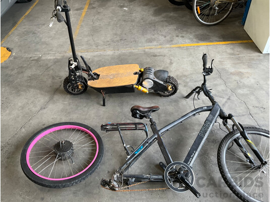 Spare & Repair - NCM 28 '' Frame with Front Wheel &  Cheng Shine Tire Size 26'' & E-scooter
