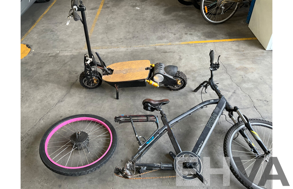 Spare & Repair - NCM 28 '' Frame with Front Wheel & Cheng Shine Tire Size 26'' & E-scooter