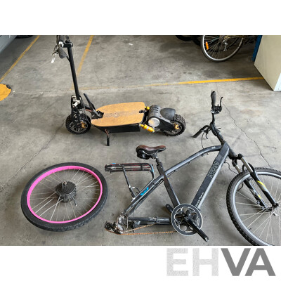 Spare & Repair - NCM 28 '' Frame with Front Wheel &  Cheng Shine Tire Size 26'' & E-scooter