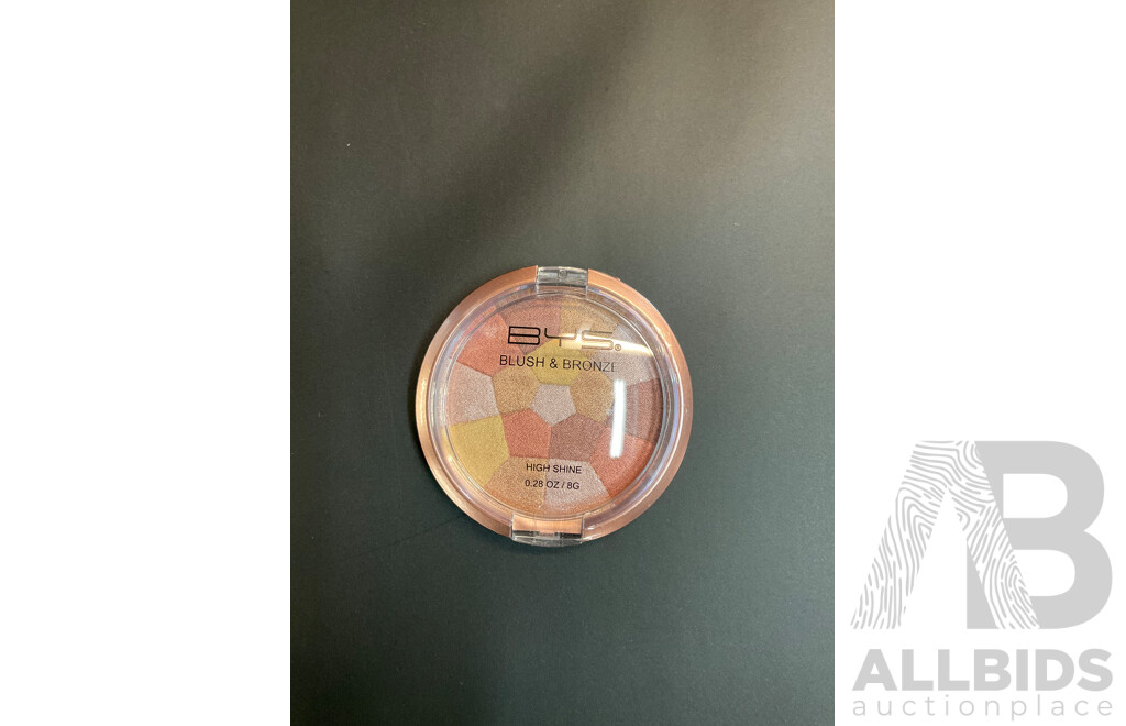 LANA WILKINSON Red Satin Slingback Pumps, MIMCO Crossbody Bag, SYULI Hair Growth Oil, Temporary Eye Tightener and BYS Blush - Lot of 6