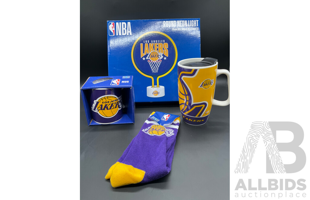 NBA Lakers Merchandise - Lot of 4