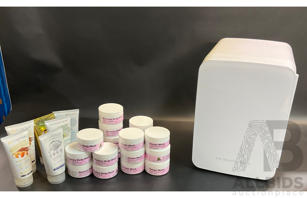 the Beauty Fridge & Assorted NewDirections, SpaScriptions Cosmetics
