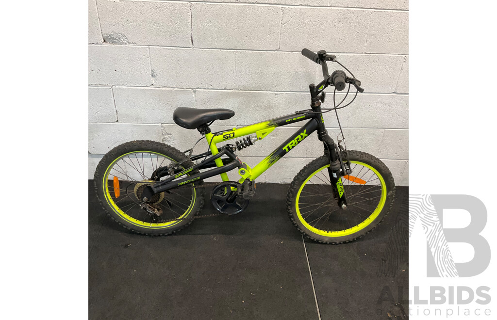 TRAX Dirt Burner Dual Suspension Bike