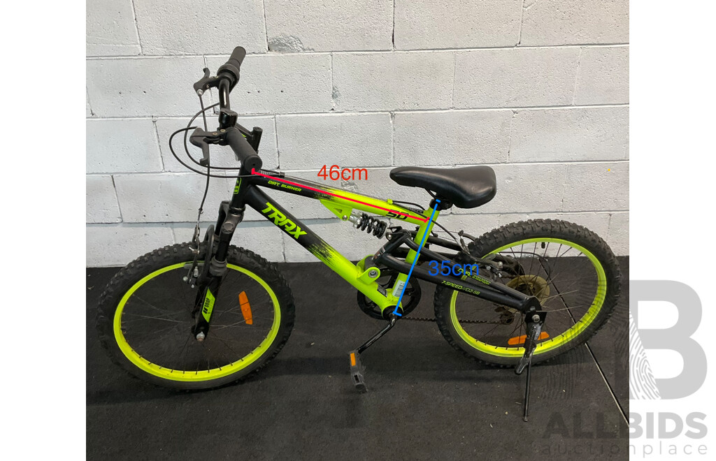 TRAX Dirt Burner Dual Suspension Bike