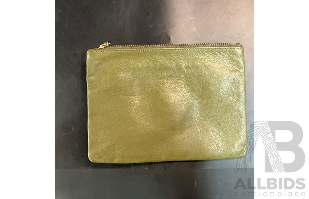 Country Road Green Crossbody Bag & MIMCO Pouch & Rayban W0366 Sunglasses