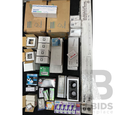 Assorted Light Fittings and Bulbs