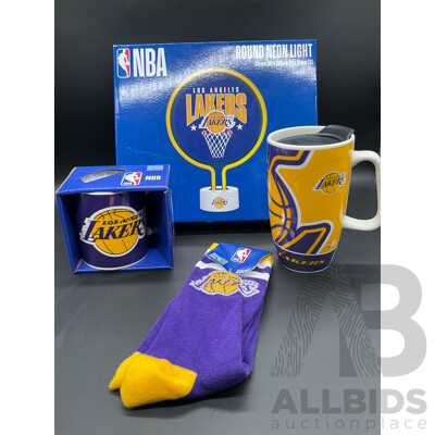 NBA Lakers Merchandise - Lot of 4