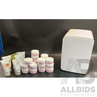 the Beauty Fridge & Assorted NewDirections, SpaScriptions Cosmetics