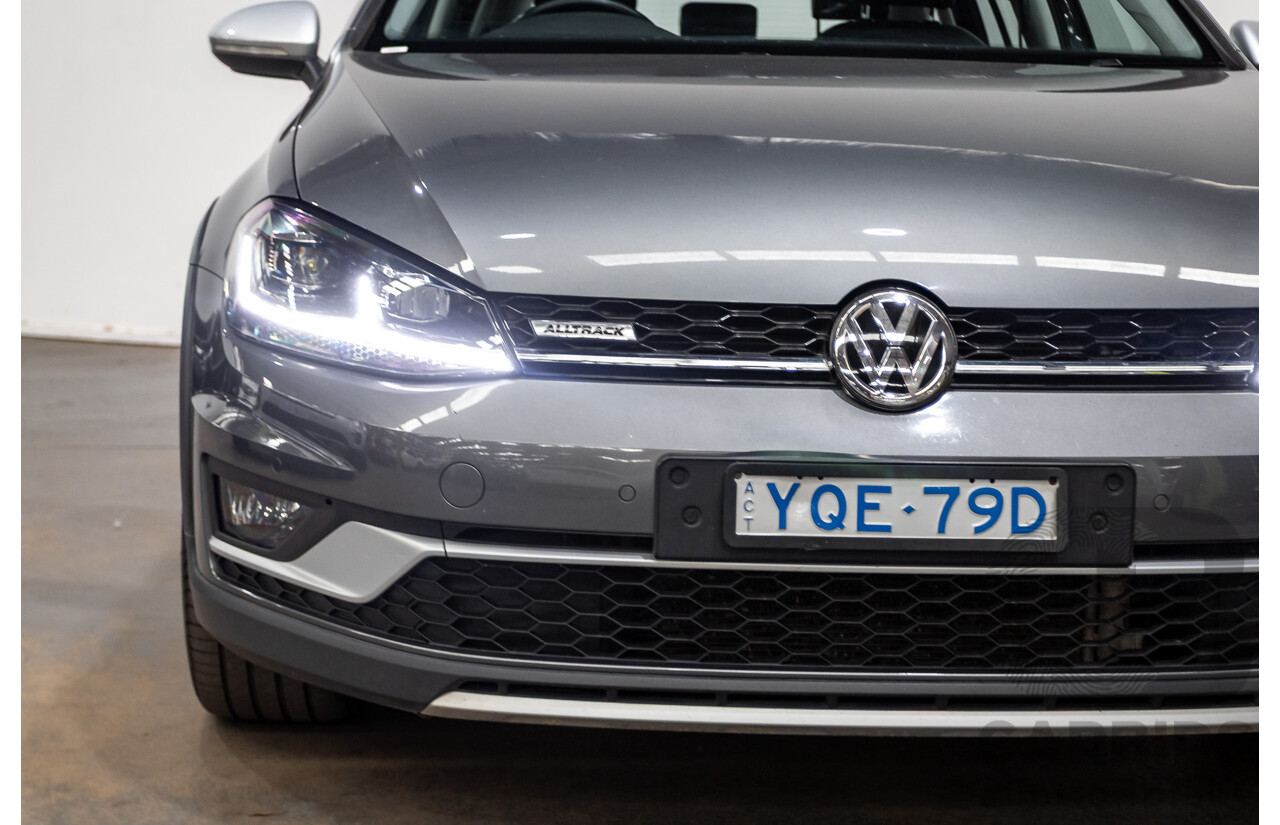 06/2017 Volkswagen Golf Alltrack 135 TDI Premium (AWD) AU MY18 4D Indium Grey Metallic Turbo Diesel 2.0L