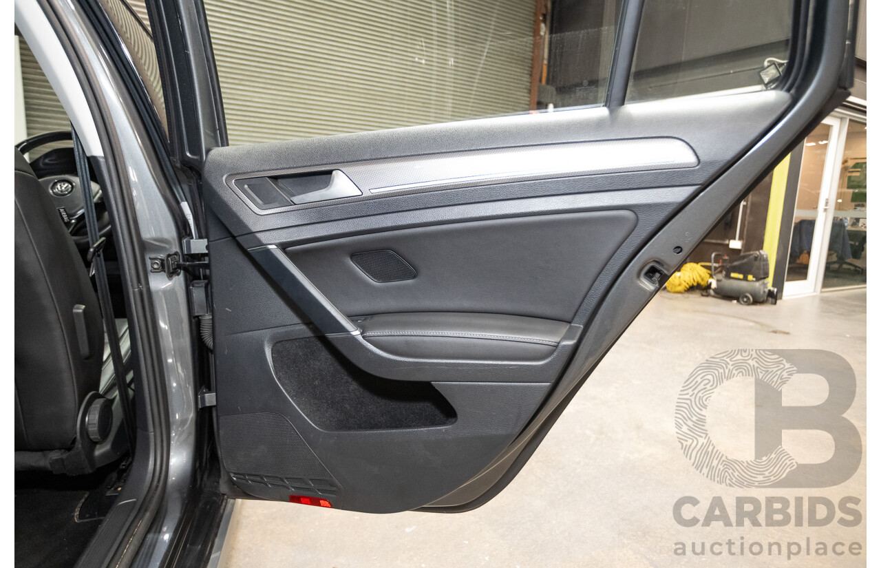 06/2017 Volkswagen Golf Alltrack 135 TDI Premium (AWD) AU MY18 4D Indium Grey Metallic Turbo Diesel 2.0L