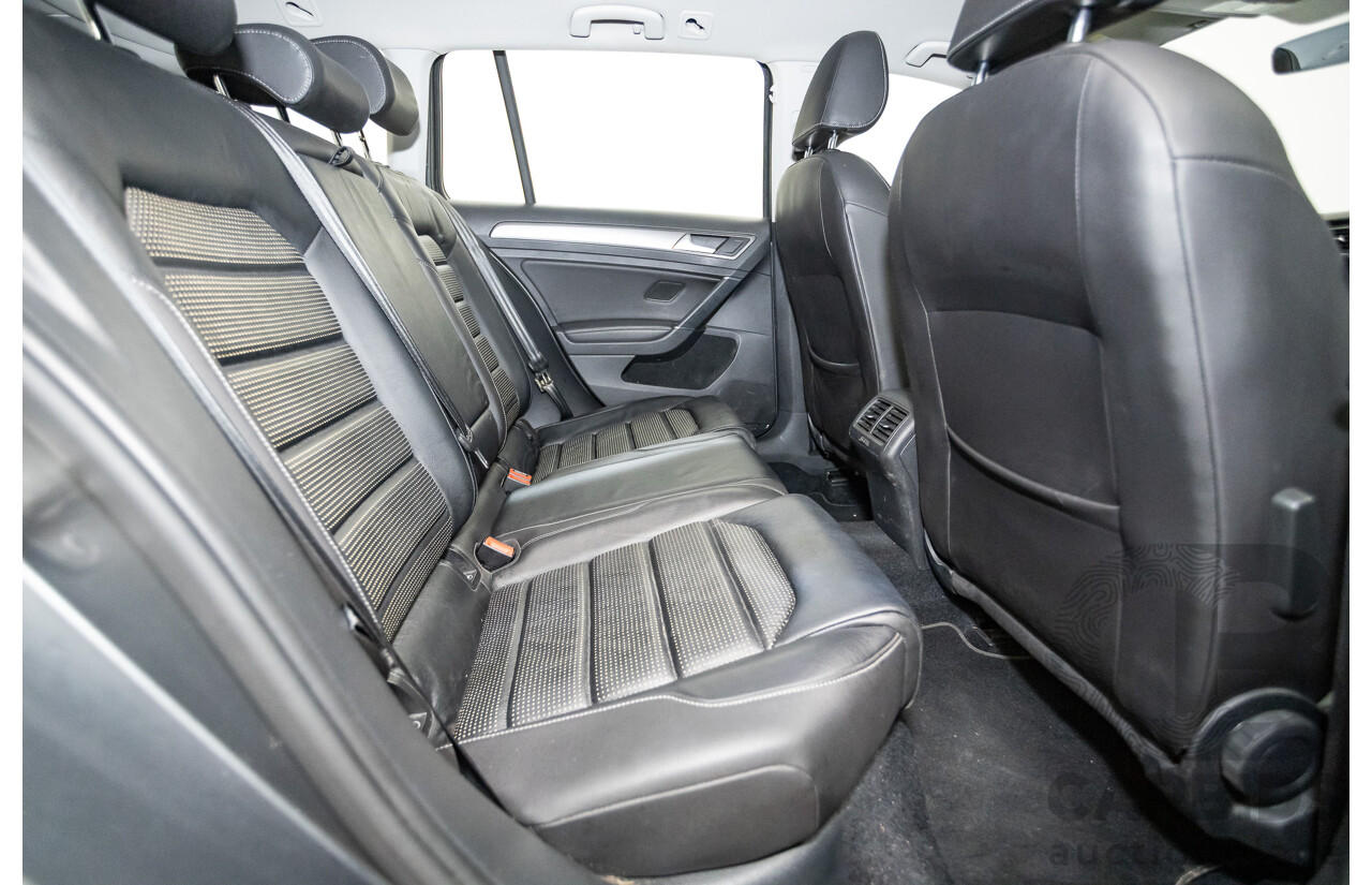 06/2017 Volkswagen Golf Alltrack 135 TDI Premium (AWD) AU MY18 4D Indium Grey Metallic Turbo Diesel 2.0L