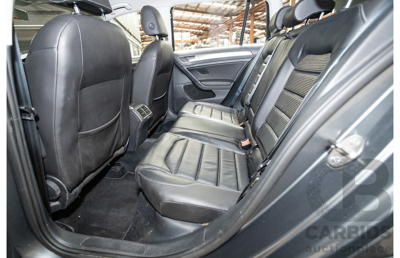 06/2017 Volkswagen Golf Alltrack 135 TDI Premium (AWD) AU MY18 4D Indium Grey Metallic Turbo Diesel 2.0L