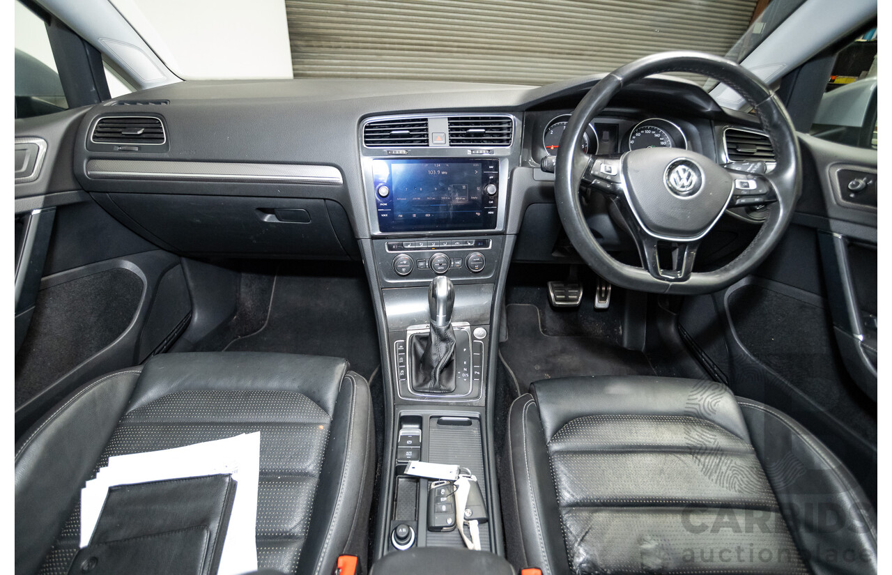 06/2017 Volkswagen Golf Alltrack 135 TDI Premium (AWD) AU MY18 4D Indium Grey Metallic Turbo Diesel 2.0L