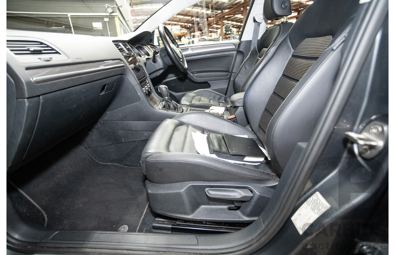 06/2017 Volkswagen Golf Alltrack 135 TDI Premium (AWD) AU MY18 4D Indium Grey Metallic Turbo Diesel 2.0L