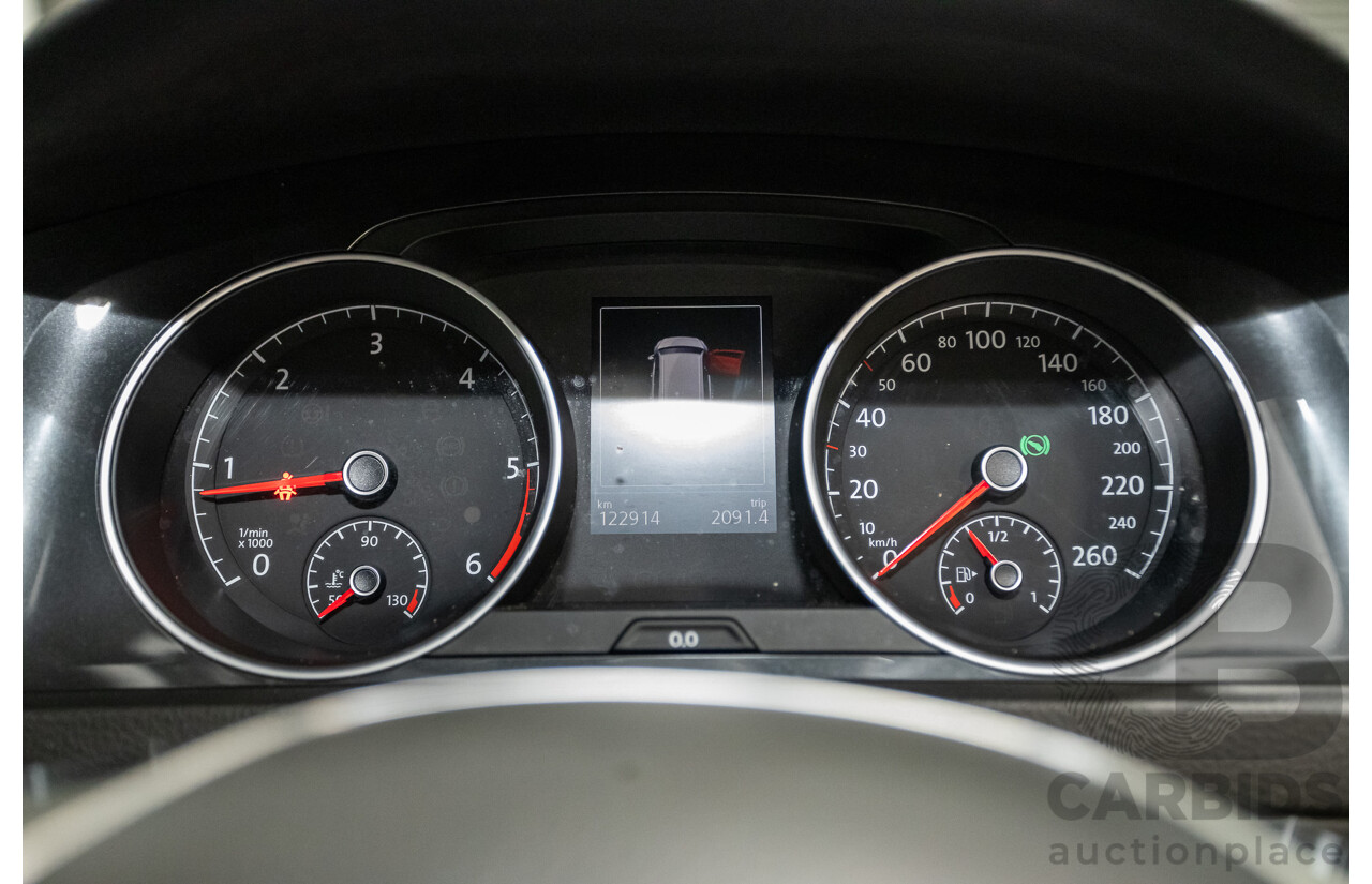 06/2017 Volkswagen Golf Alltrack 135 TDI Premium (AWD) AU MY18 4D Indium Grey Metallic Turbo Diesel 2.0L