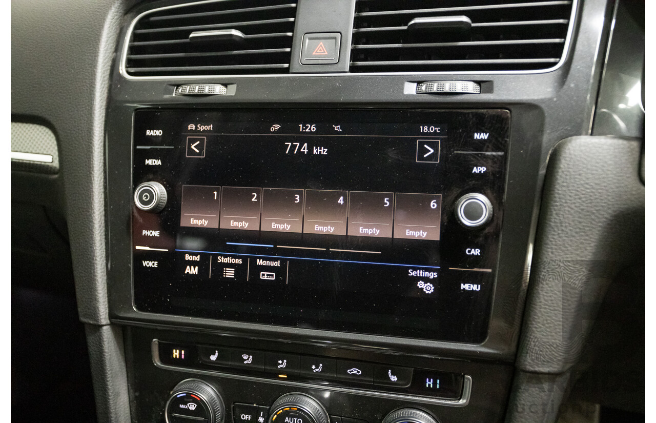 06/2017 Volkswagen Golf Alltrack 135 TDI Premium (AWD) AU MY18 4D Indium Grey Metallic Turbo Diesel 2.0L