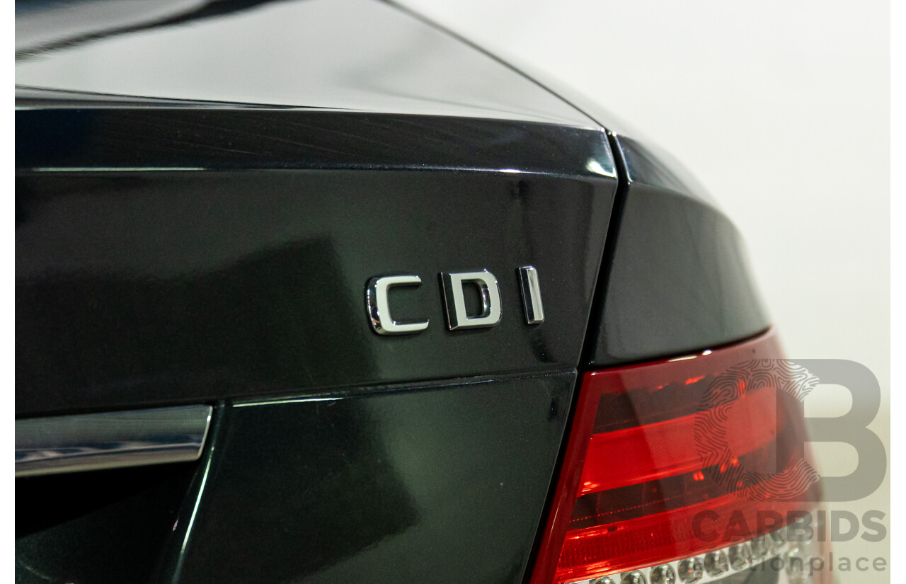 7/2012 Mercedes-Benz C250 CDI BE W204 MY11 2d Coupe Magnetite Black Metallic Turbo Diesel 2.1L