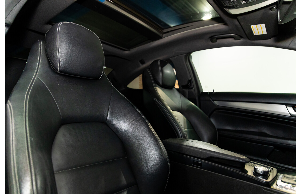 7/2012 Mercedes-Benz C250 CDI BE W204 MY11 2d Coupe Magnetite Black Metallic Turbo Diesel 2.1L