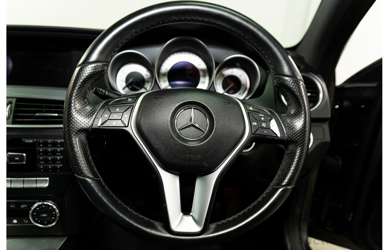 7/2012 Mercedes-Benz C250 CDI BE W204 MY11 2d Coupe Magnetite Black Metallic Turbo Diesel 2.1L