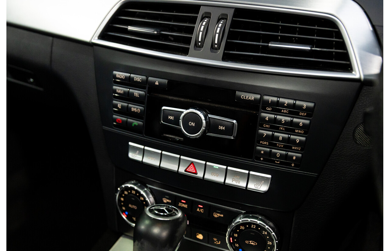 7/2012 Mercedes-Benz C250 CDI BE W204 MY11 2d Coupe Magnetite Black Metallic Turbo Diesel 2.1L
