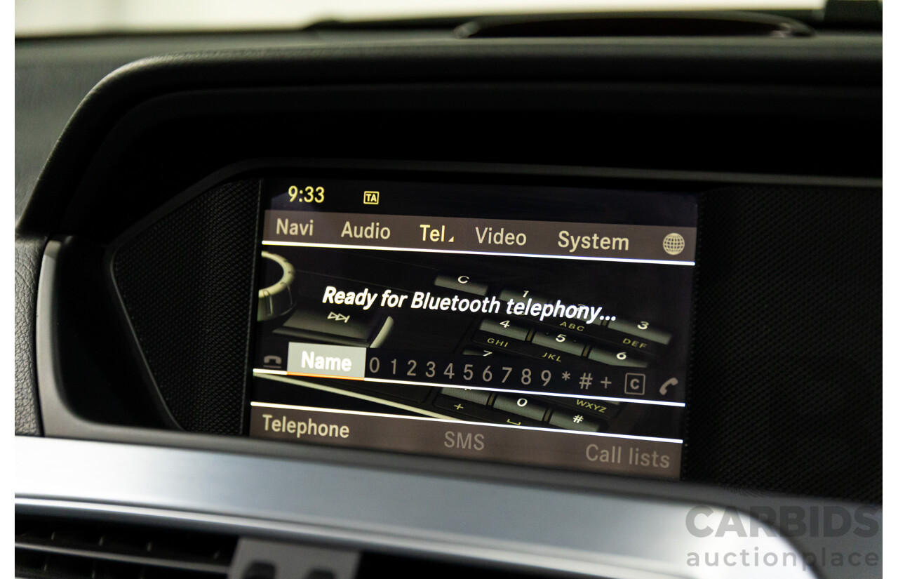 7/2012 Mercedes-Benz C250 CDI BE W204 MY11 2d Coupe Magnetite Black Metallic Turbo Diesel 2.1L