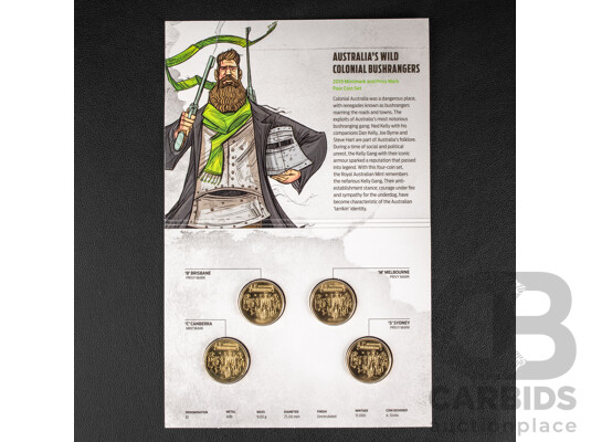 Australian RAM 2019 Four UNC Privy Mark One Dollar Coin Set, the Bold, the Bad and the Ugly, 2020 Four UNC Privy Mark One Dollar Coin Set, Eureka! 2020two Dollar Coin, ICC Women's T20 World Cup, United Kingdom 1981 Crown, Charles and Diana