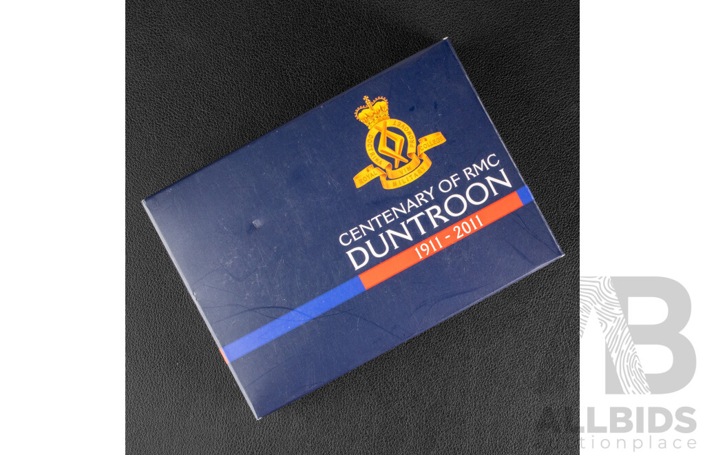 Australian Perth Mint 2011 Silver One Dollar Coin, Centenary of RMC Duntroon .999