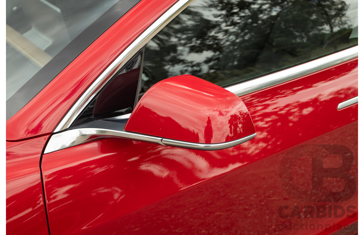 01/2020 Tesla Model 3 Performance (AWD) Dual Motor 4d Sedan Red - Dedicated Electric EV 335kw