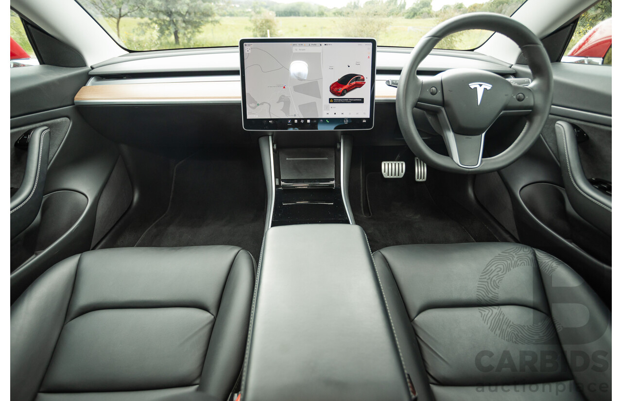 01/2020 Tesla Model 3 Performance (AWD) Dual Motor 4d Sedan Red - Dedicated Electric EV 335kw