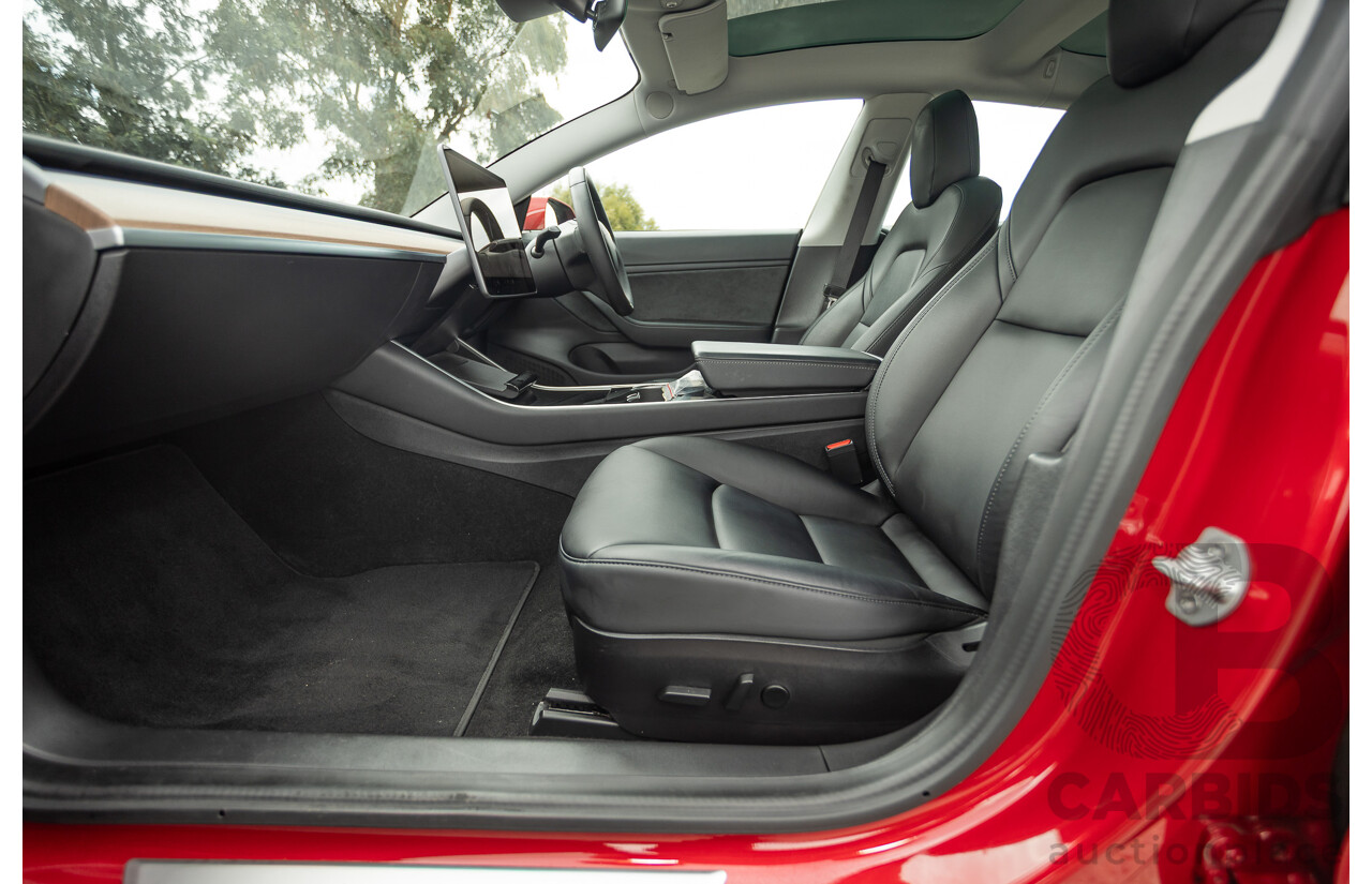 01/2020 Tesla Model 3 Performance (AWD) Dual Motor 4d Sedan Red - Dedicated Electric EV 335kw