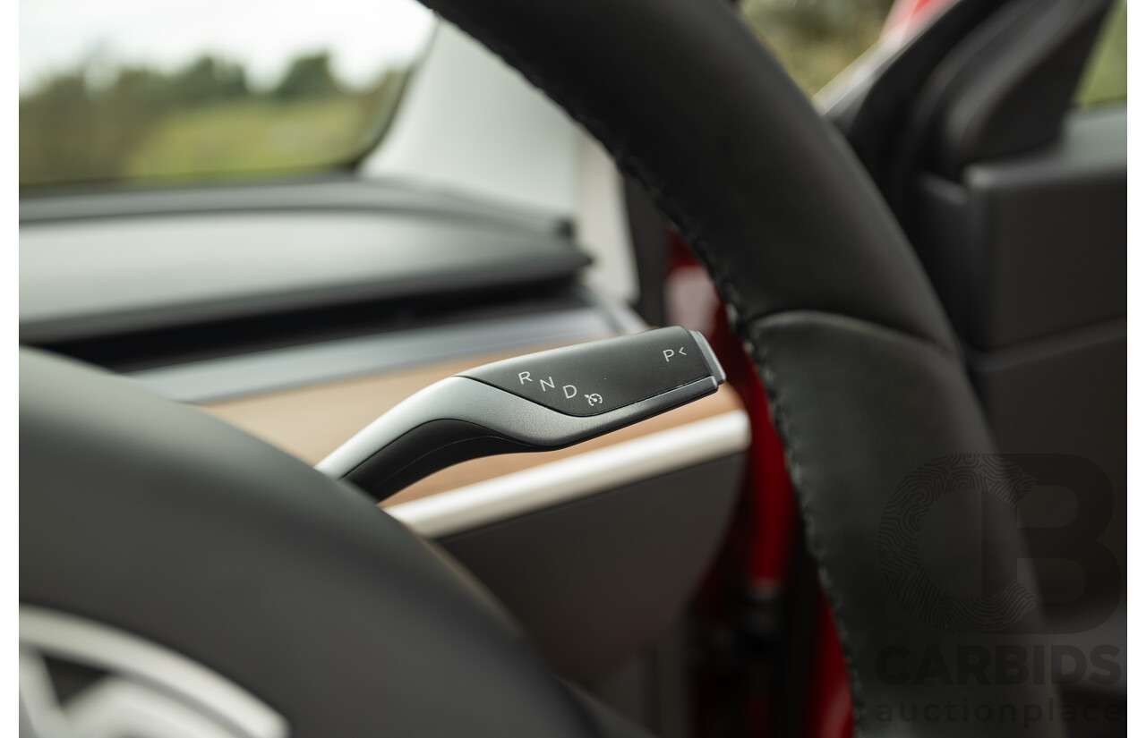 01/2020 Tesla Model 3 Performance (AWD) Dual Motor 4d Sedan Red - Dedicated Electric EV 335kw