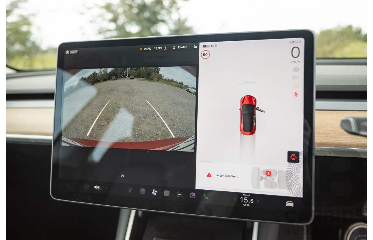 01/2020 Tesla Model 3 Performance (AWD) Dual Motor 4d Sedan Red - Dedicated Electric EV 335kw