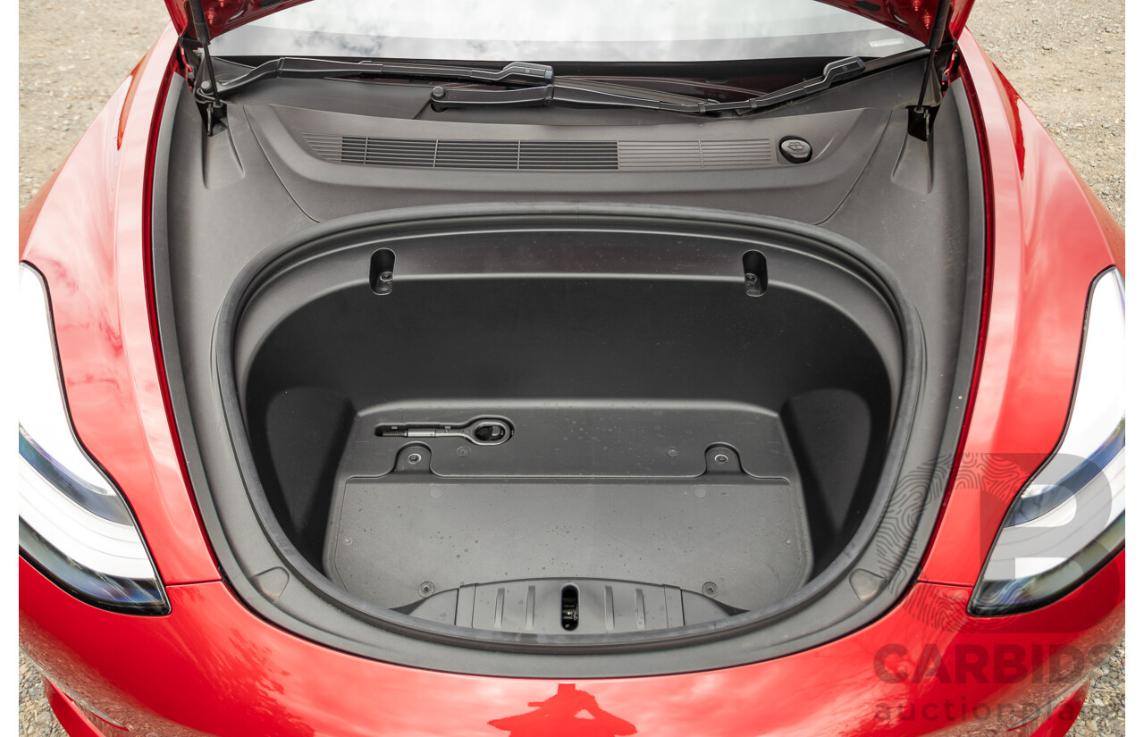 01/2020 Tesla Model 3 Performance (AWD) Dual Motor 4d Sedan Red - Dedicated Electric EV 335kw