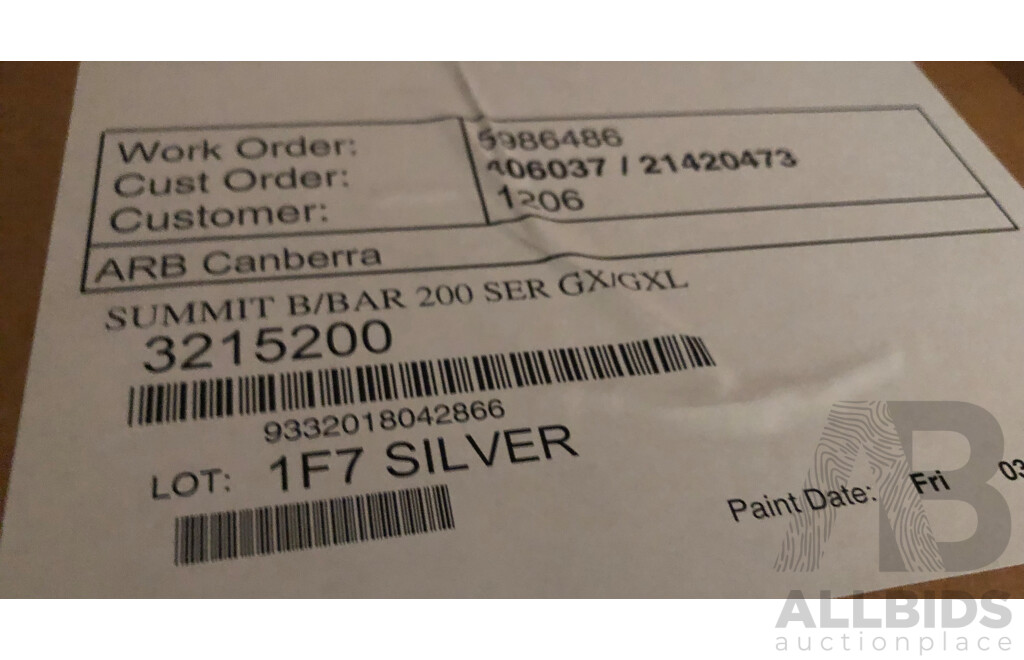 ARB Summit Bullbar with Fog Lights 3215200 to Suit 200 Series Land Cruiser GX/GXL 2015 - 2021 ORP $5,489.95
