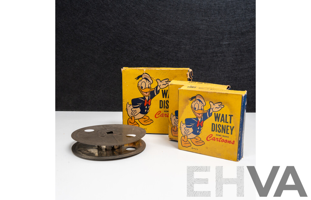 Collection of Three Early 8mm Walt Disney Films