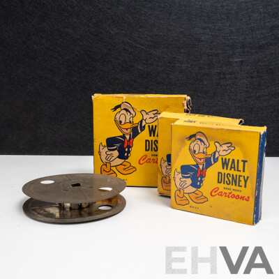 Collection of Three Early 8mm Walt Disney Films