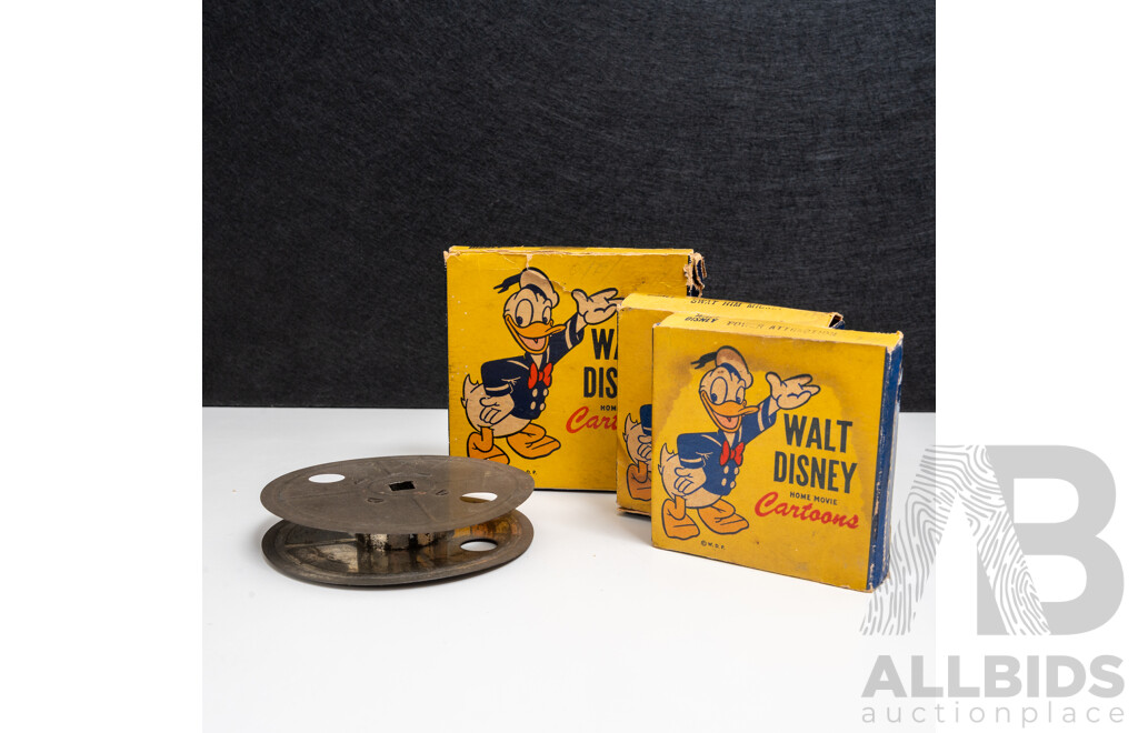 Collection of Three Early 8mm Walt Disney Films