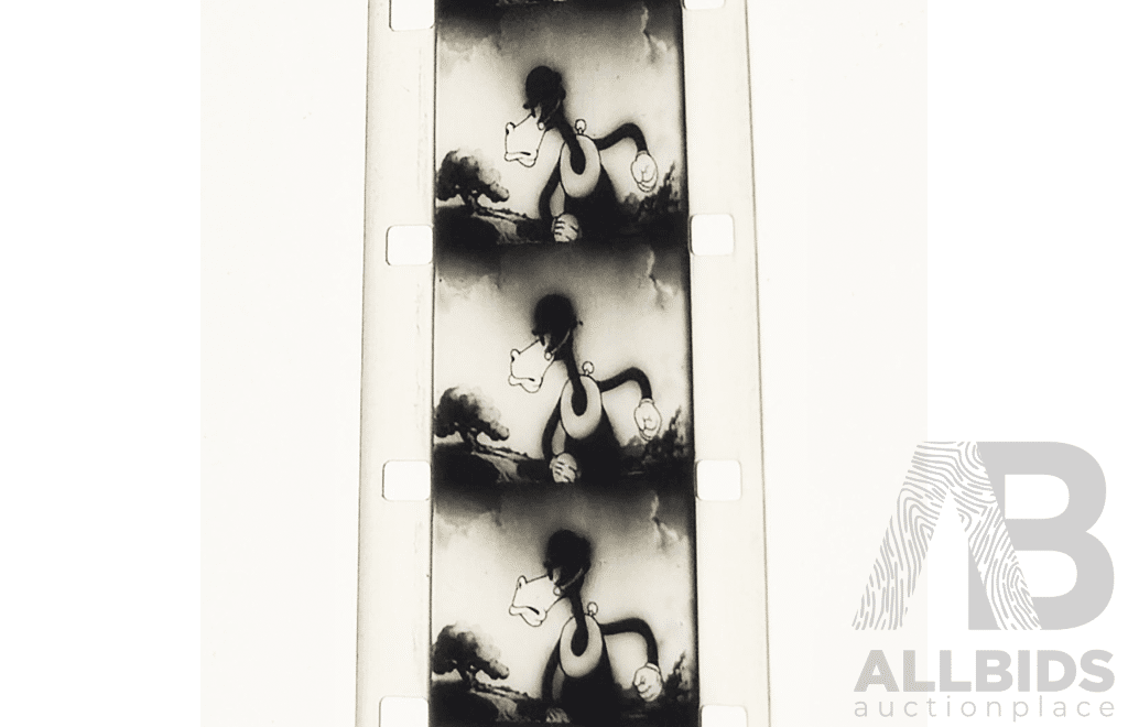 Collection of Three Early Walt Disney 8mm Cartoon Films, Including 'Building a Building' (1933)