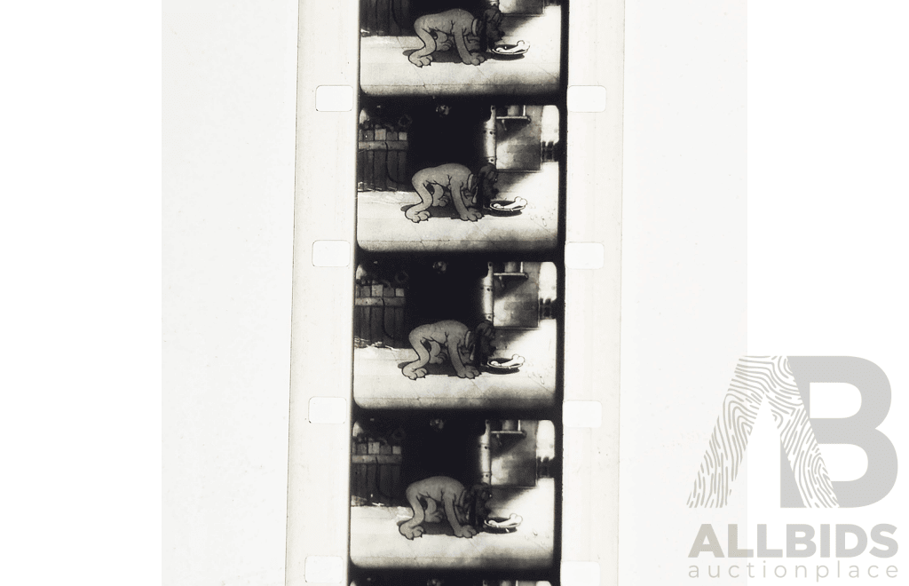 Collection of Three Early Walt Disney 8mm Cartoon Films, Including 'Building a Building' (1933)