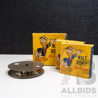 Collection of Three Early 8mm Walt Disney Films