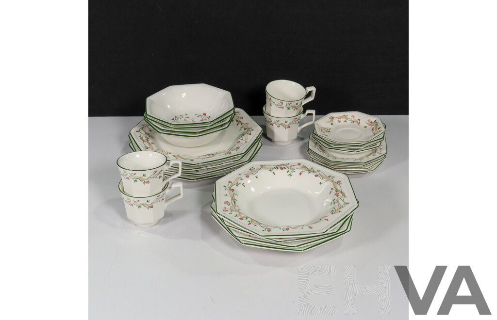 24 Piece Dinnerware Set by Johnson Brothers, Made in Staffordshire, England
