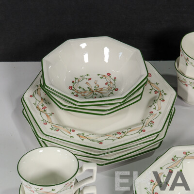 24 Piece Dinnerware Set by Johnson Brothers, Made in Staffordshire, England