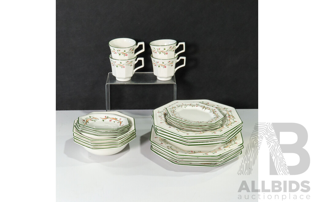 24 Piece Dinnerware Set by Johnson Brothers, Made in Staffordshire, England