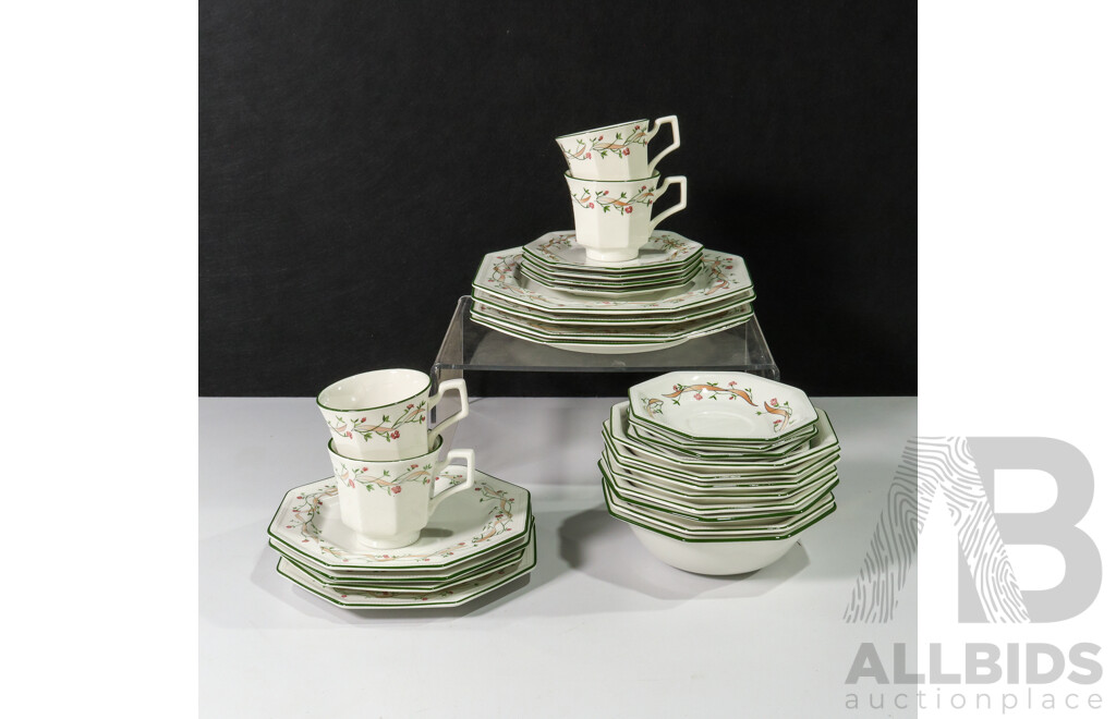 28 Piece Dinnerware Set by Johnson Brothers, Made in Staffordshire, England