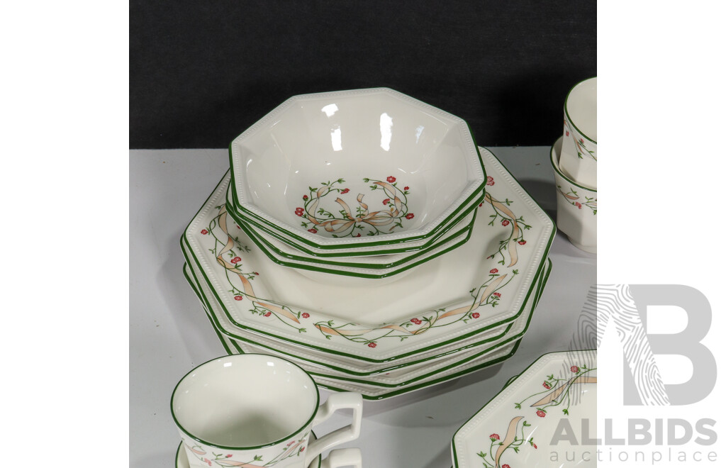 24 Piece Dinnerware Set by Johnson Brothers, Made in Staffordshire, England