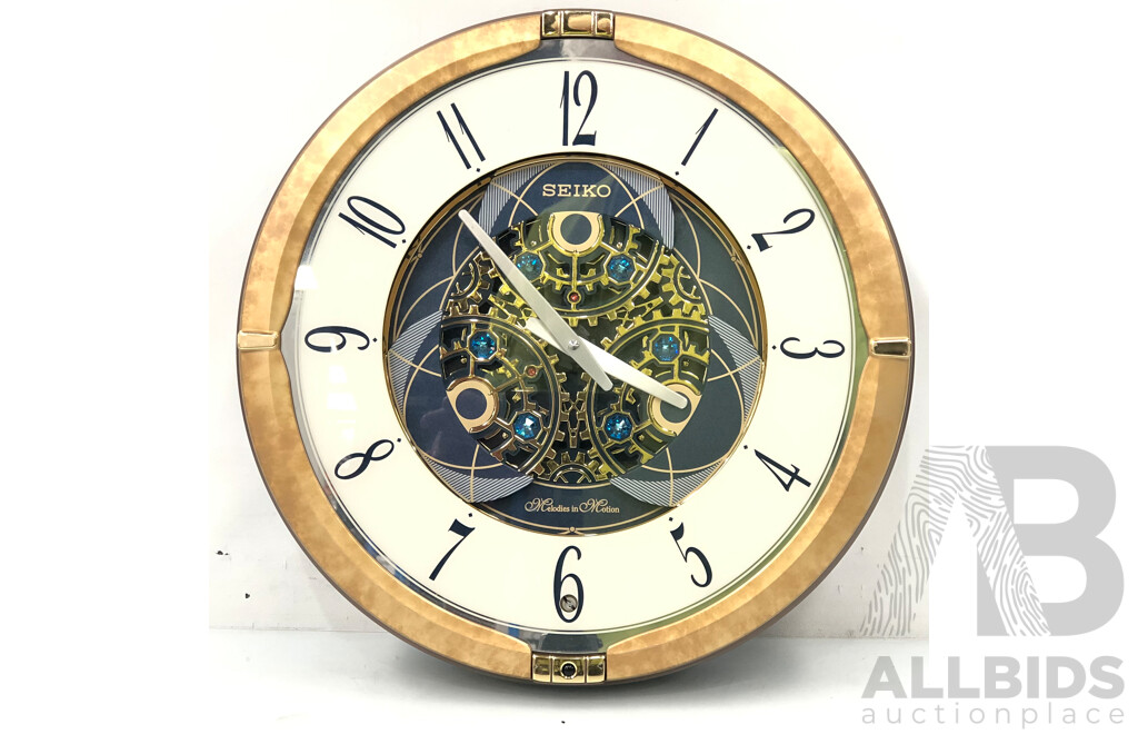 Seiko Melodies in Motion Wall Clock