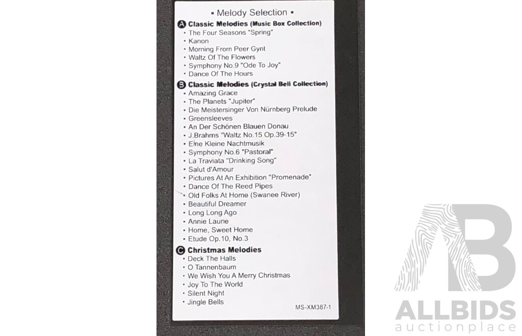 Seiko Melodies in Motion Wall Clock