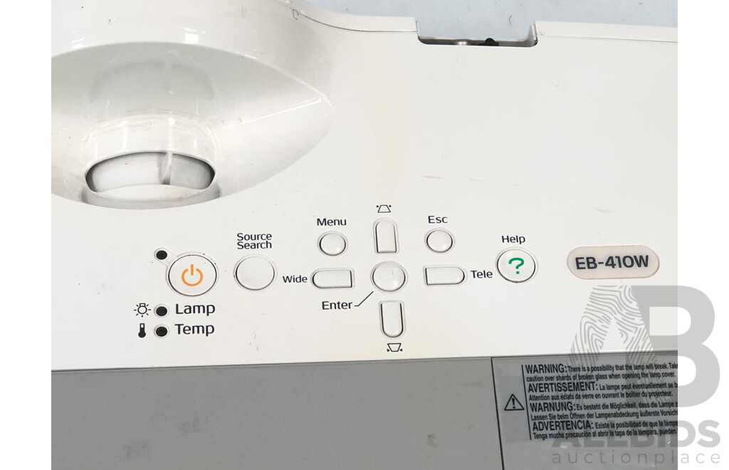 Epson EB-410W Portable 3LCD Multimedia Projector